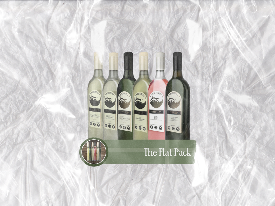 Lizard Drinking bundle under plastic wrap